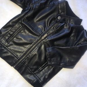 Kenneth cole reaction kids leather jacket